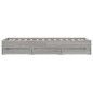 vidaXL Cama con cajones madera de ingeniería gris Sonoma 75x190 cm vidaXL Cama con cajones madera de ingeniería gris Sonoma 75x190 cm