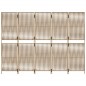vidaXL Biombo de 5 paneles ratán sintético beige vidaXL Biombo de 5 paneles ratán sintético beige