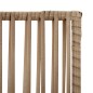vidaXL Biombo de 5 paneles ratán sintético beige vidaXL Biombo de 5 paneles ratán sintético beige