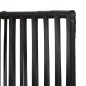 vidaXL Biombo de 3 paneles ratán sintético negro vidaXL Biombo de 3 paneles ratán sintético negro