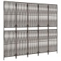 vidaXL Biombo de 5 paneles ratán sintético marrón vidaXL Biombo de 5 paneles ratán sintético marrón