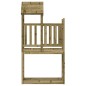 vidaXL Casita infantil con pared escalada madera pino 53x110,5x214 cm vidaXL Casita infantil con pared escalada madera pino 53x110,5x214 cm