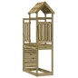 vidaXL Casita infantil con pared escalada madera pino 53x110,5x214 cm vidaXL Casita infantil con pared escalada madera pino 53x110,5x214 cm