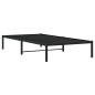 vidaXL Estructura de cama de metal negro 100x200 cm
