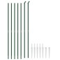 vidaXL Cerca de alambre con pinchos de anclaje verde 2,2x10 m vidaXL Cerca de alambre con pinchos de anclaje verde 2,2x10 m