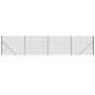 vidaXL Cerca de alambre con pinchos de anclaje gris antracita 2,2x10 m