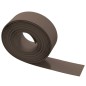 vidaXL Borduras de jardín 4 uds polietileno marrón 10 m 20 cm vidaXL Borduras de jardín 4 uds polietileno marrón 10 m 20 cm