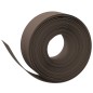 vidaXL Borduras de jardín 2 uds polietileno marrón 10 m 20 cm vidaXL Borduras de jardín 2 uds polietileno marrón 10 m 20 cm