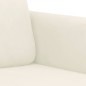 vidaXL Sillón de terciopelo color crema 60 cm vidaXL Sillón de terciopelo color crema 60 cm