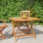 vidaXL Mesa de jardín plegable madera maciza de acacia 90x90x75 cm vidaXL Mesa de jardín plegable madera maciza de acacia 90x90x75 cm
