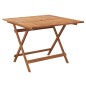 vidaXL Mesa de jardín plegable madera maciza de acacia 90x90x75 cm vidaXL Mesa de jardín plegable madera maciza de acacia 90x90x75 cm