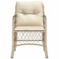 vidaXL Sillones de jardín con cojines 2 uds ratán sintético beige vidaXL Sillones de jardín con cojines 2 uds ratán sintético beige
