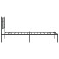 vidaXL Estructura de cama con cabecero metal negro 90x200 cm vidaXL Estructura de cama con cabecero metal negro 90x200 cm