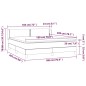 vidaXL Cama box spring con colchón cuero sintético blanco 180x200 cm vidaXL Cama box spring con colchón cuero sintético blanco 180x200 cm