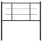 vidaXL Cabecero de metal negro 90 cm vidaXL Cabecero de metal negro 90 cm