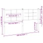 vidaXL Cabecero de metal negro 160 cm vidaXL Cabecero de metal negro 160 cm