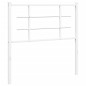 vidaXL Cabecero de metal blanco 90 cm vidaXL Cabecero de metal blanco 90 cm