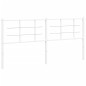 vidaXL Cabecero de metal blanco 180 cm vidaXL Cabecero de metal blanco 180 cm