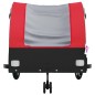 vidaXL Remolque para bicicleta hierro negro y rojo 45 kg vidaXL Remolque para bicicleta hierro negro y rojo 45 kg