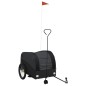 vidaXL Remolque para bicicleta hierro negro 45 kg vidaXL Remolque para bicicleta hierro negro 45 kg