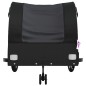 vidaXL Remolque para bicicleta hierro negro 45 kg vidaXL Remolque para bicicleta hierro negro 45 kg