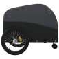 vidaXL Remolque para bicicleta hierro negro 45 kg vidaXL Remolque para bicicleta hierro negro 45 kg