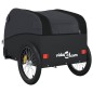 vidaXL Remolque para bicicleta hierro negro 45 kg vidaXL Remolque para bicicleta hierro negro 45 kg