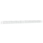 vidaXL Arriate de gaviones forma arco hierro galvanizado 800x50x50 cm vidaXL Arriate de gaviones forma arco hierro galvanizado 800x50x50 cm