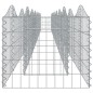 vidaXL Arriate de gaviones forma arco hierro galvanizado 800x50x50 cm vidaXL Arriate de gaviones forma arco hierro galvanizado 800x50x50 cm