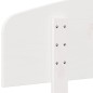 vidaXL Cabecero de cama madera maciza de pino blanco 140 cm vidaXL Cabecero de cama madera maciza de pino blanco 140 cm