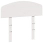 vidaXL Cabecero de cama madera maciza de pino blanco 100 cm vidaXL Cabecero de cama madera maciza de pino blanco 100 cm