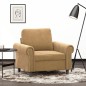 vidaXL Sillón de terciopelo marrón 60 cm vidaXL Sillón de terciopelo marrón 60 cm
