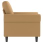 vidaXL Sillón de terciopelo marrón 60 cm vidaXL Sillón de terciopelo marrón 60 cm