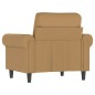 vidaXL Sillón de terciopelo marrón 60 cm vidaXL Sillón de terciopelo marrón 60 cm