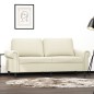 vidaXL Sofá de 2 plazas terciopelo color crema 140 cm vidaXL Sofá de 2 plazas terciopelo color crema 140 cm