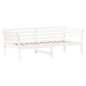 vidaXL Sofá cama madera maciza de pino blanco 90x200 cm vidaXL Sofá cama madera maciza de pino blanco 90x200 cm