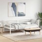 vidaXL Sofá cama madera maciza de pino blanco 90x200 cm vidaXL Sofá cama madera maciza de pino blanco 90x200 cm