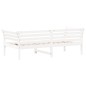 vidaXL Sofá cama madera maciza de pino blanco 90x200 cm vidaXL Sofá cama madera maciza de pino blanco 90x200 cm
