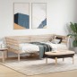 vidaXL Sofá cama madera maciza de pino 90x190 cm vidaXL Sofá cama madera maciza de pino 90x190 cm