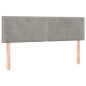 vidaXL Cama box spring con colchón terciopelo gris claro 140x200 cm vidaXL Cama box spring con colchón terciopelo gris claro 140x200 cm