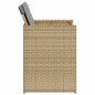 vidaXL Sillones jardín con cojines 4 uds ratán sintético beige mezcla vidaXL Sillones jardín con cojines 4 uds ratán sintético beige mezcla