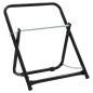 vidaXL Carrito de rollo de manguera acero negro 48 cm 45 kg vidaXL Carrito de rollo de manguera acero negro 48 cm 45 kg