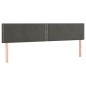 vidaXL Cama box spring con colchón terciopelo gris oscuro 200x200 cm vidaXL Cama box spring con colchón terciopelo gris oscuro 200x200 cm