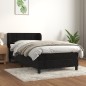 vidaXL Cama box spring con colchón cuero sintético negro 90x190 cm vidaXL Cama box spring con colchón cuero sintético negro 90x190 cm