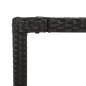vidaXL Set de comedor de jardín 7 pzas y cojines ratán sintético negro vidaXL Set de comedor de jardín 7 pzas y cojines ratán sintético negro