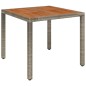 vidaXL Set comedor de jardín 5 piezas con cojines ratán sintético gris vidaXL Set comedor de jardín 5 piezas con cojines ratán sintético gris