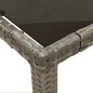 vidaXL Set comedor jardín 7 pzas y cojines ratán sintético gris vidaXL Set comedor jardín 7 pzas y cojines ratán sintético gris