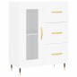 vidaXL Aparador alto madera contrachapada blanco 69,5x34x180 cm vidaXL Aparador alto madera contrachapada blanco 69,5x34x180 cm