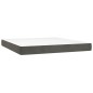 vidaXL Cama box spring con colchón terciopelo gris oscuro 180x200 cm vidaXL Cama box spring con colchón terciopelo gris oscuro 180x200 cm
