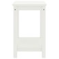 vidaXL Mesita de noche madera maciza de mango blanco 40x30x50 cm vidaXL Mesita de noche madera maciza de mango blanco 40x30x50 cm